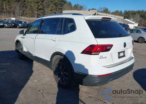2022 Volkswagen Tiguan 2.0T Se z USA, uszkodzony, nr VIN 3VV2B7AX2NM149474